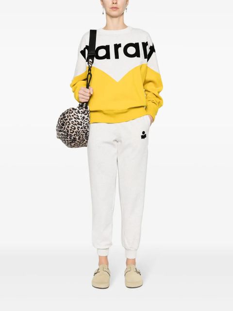 MARANT ÉTOILE Houston crew-neck sweatshirt - Yellow