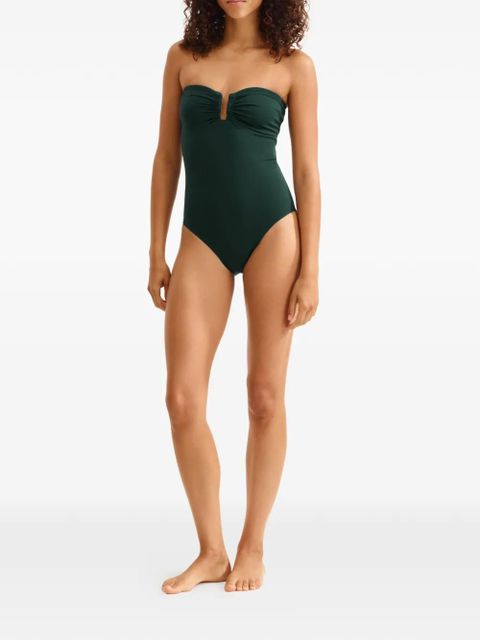 ERES Cassiopée bustier one-piece swimsuit - Green