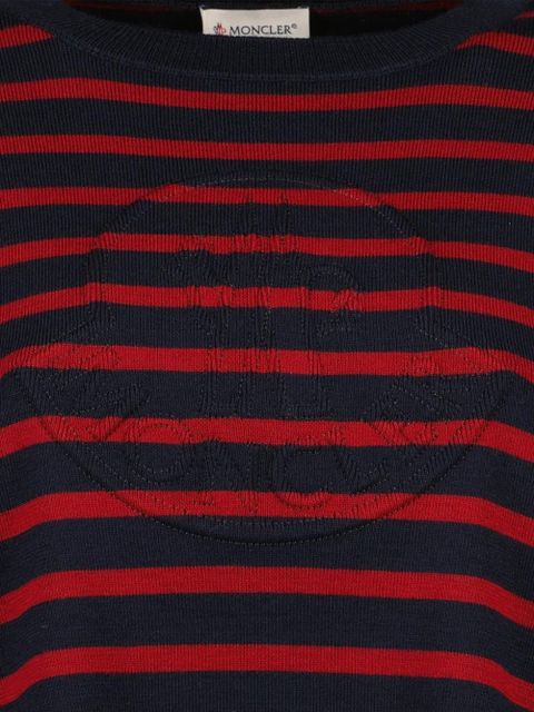Moncler striped wool sweater - Red - zdjęcie produktu nr 2