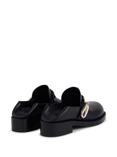Rabanne leather mules - Black - zdjęcie produktu nr 2