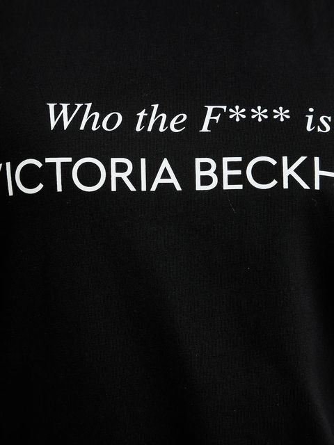 Victoria Beckham t-shirt bawełniany damski kolor czarny 1424JTS005949A