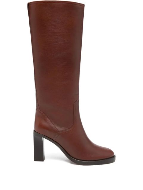 Ba&Sh 90mm Celoria block-heel boots - Brown - zdjęcie produktu nr 1