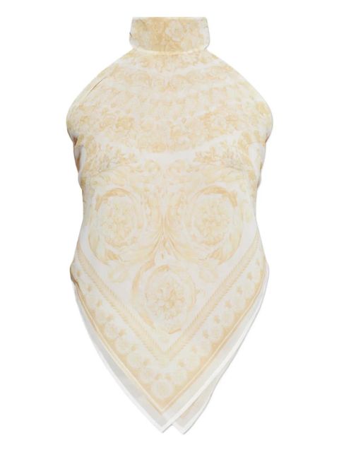 Versace paisley-pattern blouse - Neutrals - zdjęcie produktu nr 1