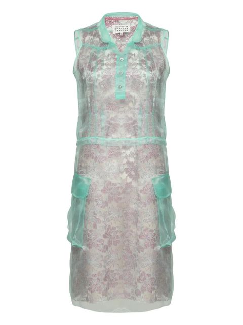 Maison Margiela layered mini dress - Grey - zdjęcie produktu nr 1