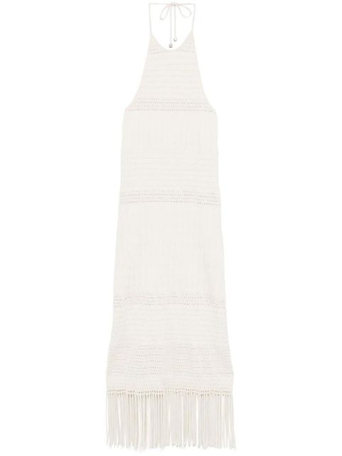 Nanushka textured midi dress - Neutrals - zdjęcie produktu nr 1