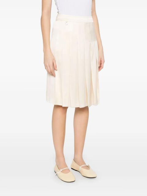 Burberry pleated skirt - Neutrals