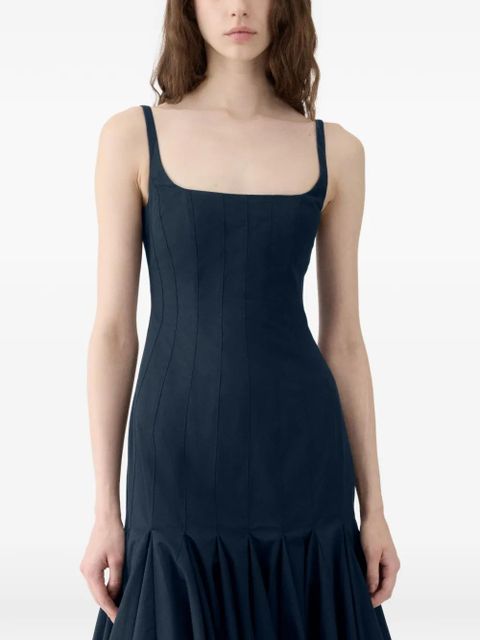 Jacquemus Agave pleated dress - Blue