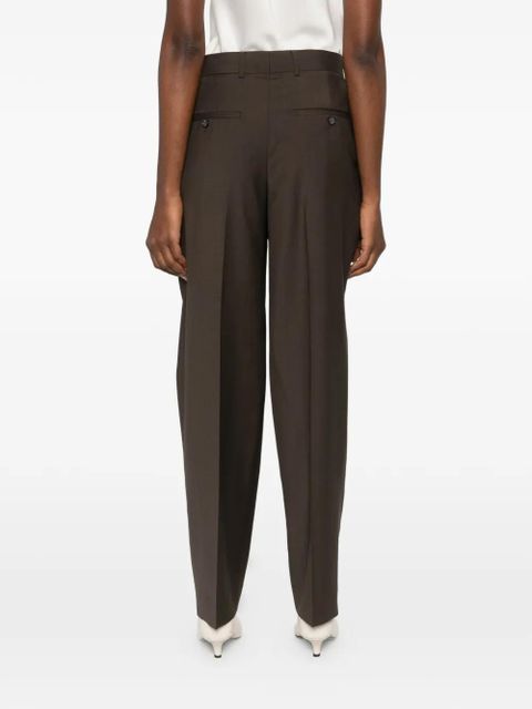 TOTEME pleat trousers - Brown