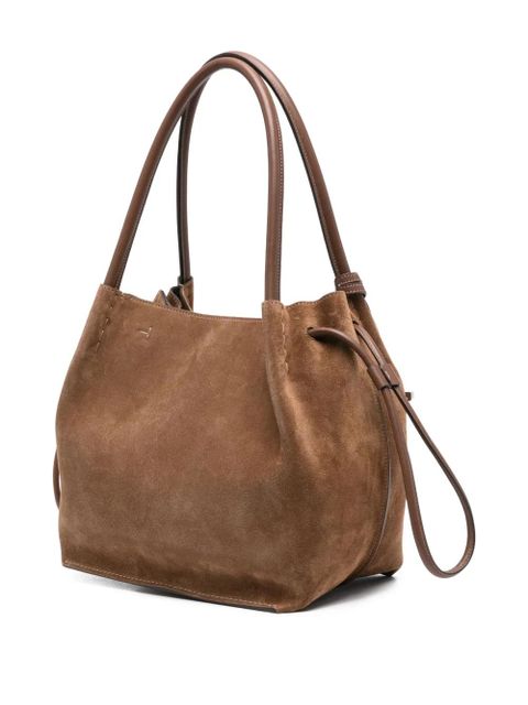 Tod's suede tote bag - Brown - zdjęcie produktu nr 2