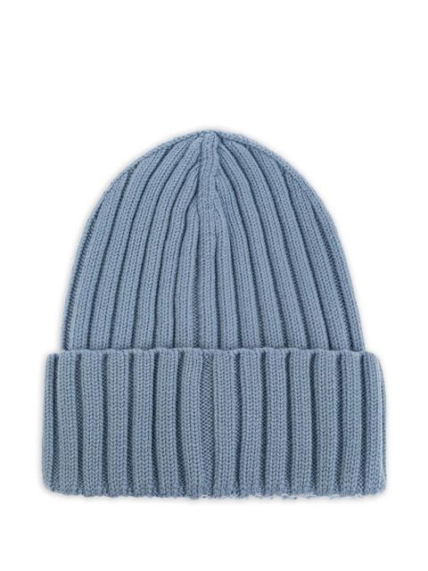 Moncler ribbed-knit beanie - Blue - zdjęcie produktu nr 2