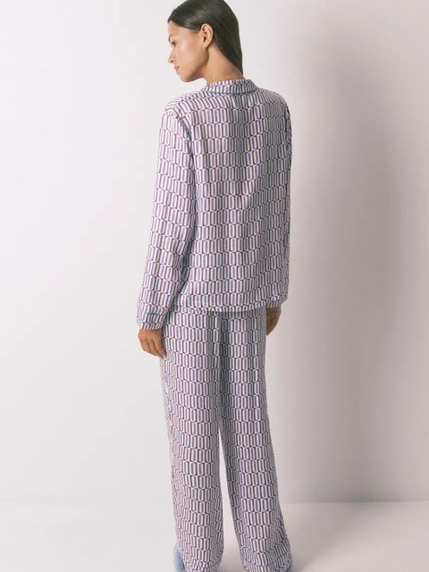 women'secret piżama damska kolor fioletowy 4852102