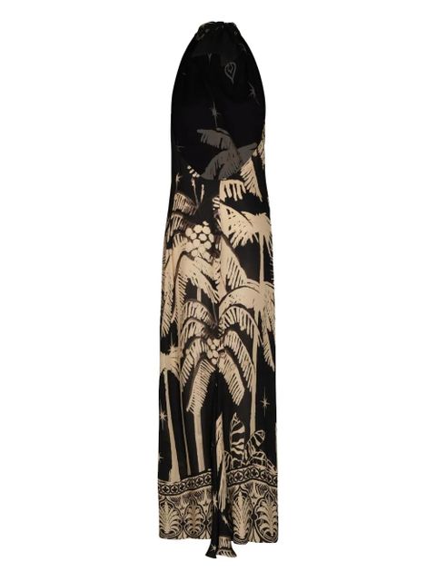Johanna Ortiz Musical Flower printed maxi dress - Black - zdjęcie produktu nr 2