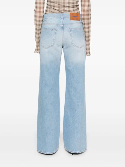 Off-White wide-leg jeans - Blue - zdjęcie produktu nr 2
