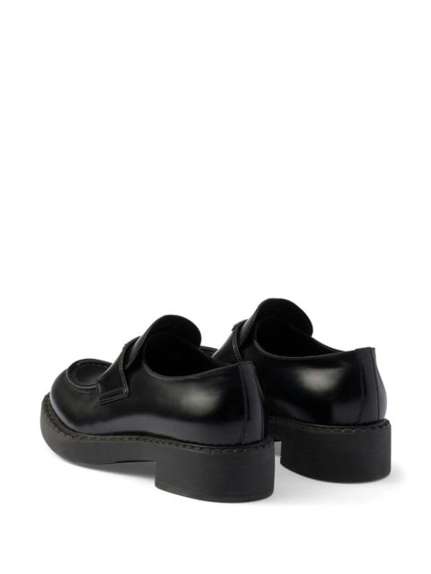 Prada 50mm Chocolate loafers - Black