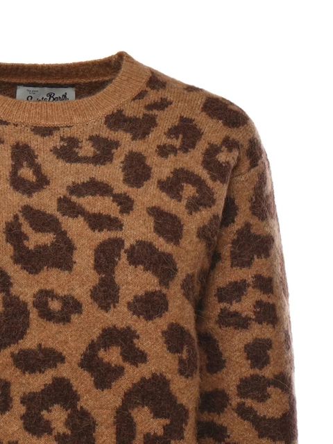 MC2 Saint Barth leopard-print sweater - Brown - zdjęcie produktu nr 2
