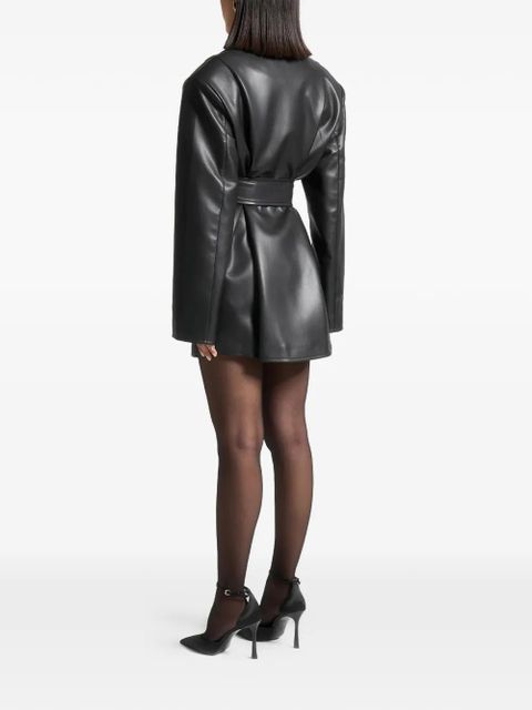 Manière De Voir belted blazer mini dress - Black