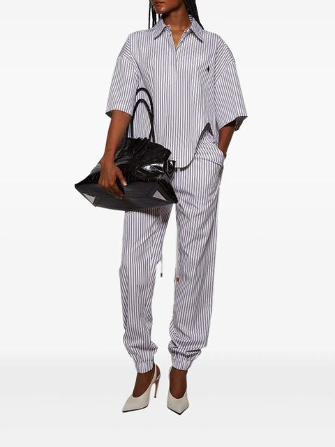 The Attico striped drawstring long pant - White - zdjęcie produktu nr 2