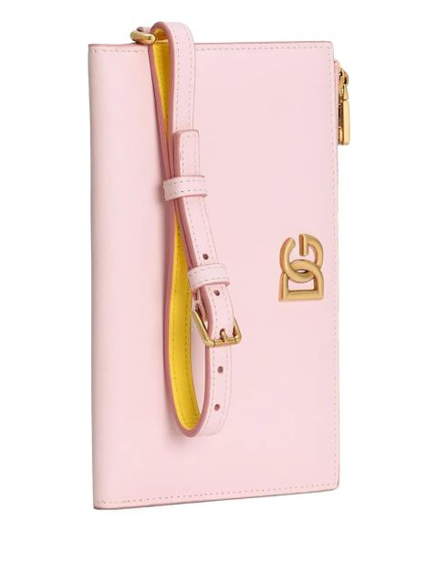 Dolce & Gabbana DG-plaque passport holder - Pink - zdjęcie produktu nr 2