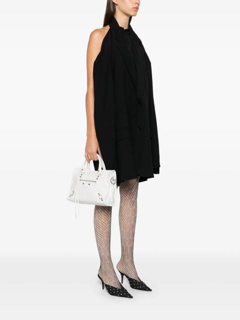 Balenciaga small Le City leather tote bag - White