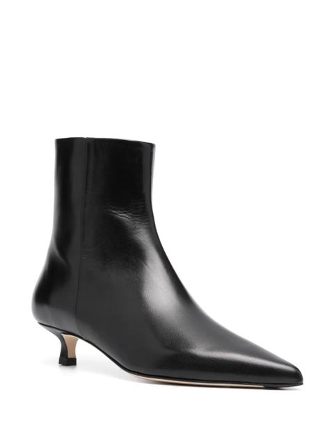 Aeyde 50mm pointed-toe ankle boots - Black - zdjęcie produktu nr 2