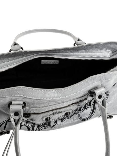 Balenciaga Le City logo-detail tote bag - Grey