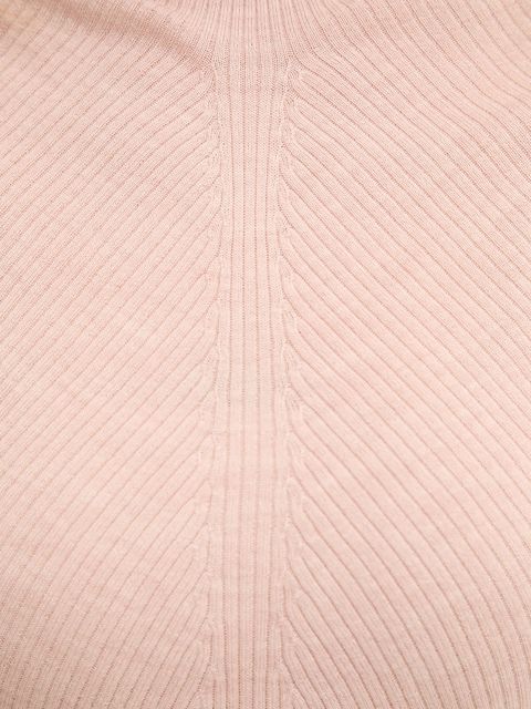 BOSS t-shirt wełniany damski kolor fioletowy z półgolfem 50542885 - zdjęcie produktu nr 2