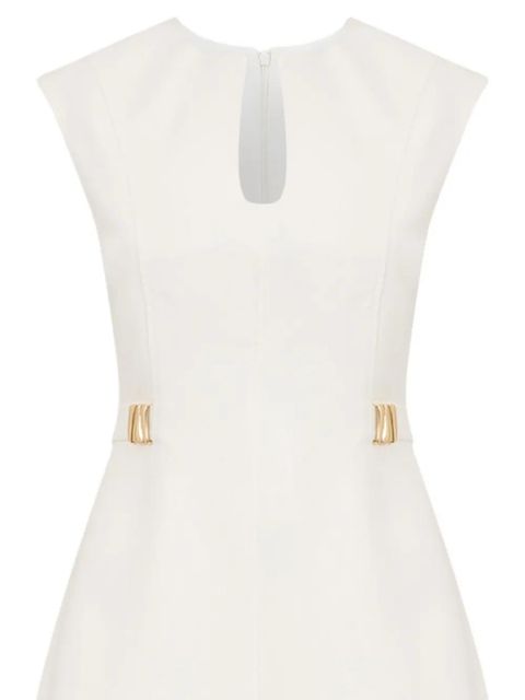 Acler Kearby keyhole mini dress - White