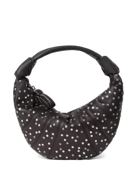 LEMAIRE mini Fortune Croissant studded tote bag - Brown - zdjęcie produktu nr 1