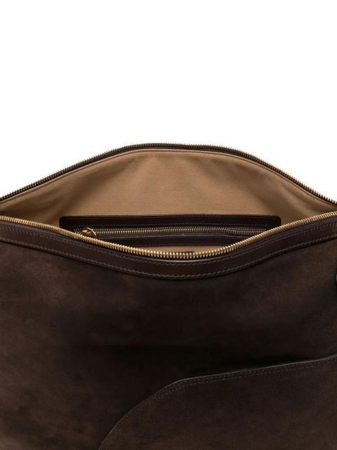 ATP Atelier Bassano suede shoulder bag - Brown