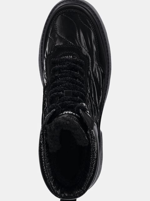 Blauer workery BLANCA damskie kolor czarny na platformie lekko ocieplone F5BLANCA03/NYP