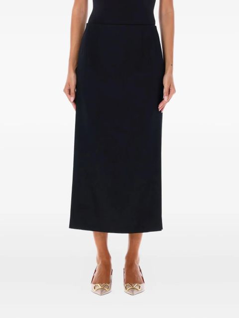Valentino Garavani wool midi pencil skirt - Black - zdjęcie produktu nr 1