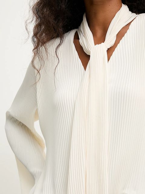 Answear.LAB bluzka damska kolor beżowy gładka