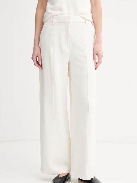Calvin Klein spodnie damskie z wiskozą - zdjęcie produktu nr 1