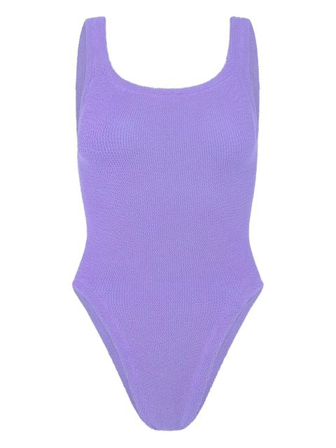 Hunza G square-neck swimsuit - Purple - zdjęcie produktu nr 1