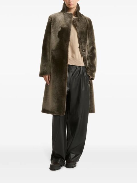 Yves Salomon shearling coat - Grey