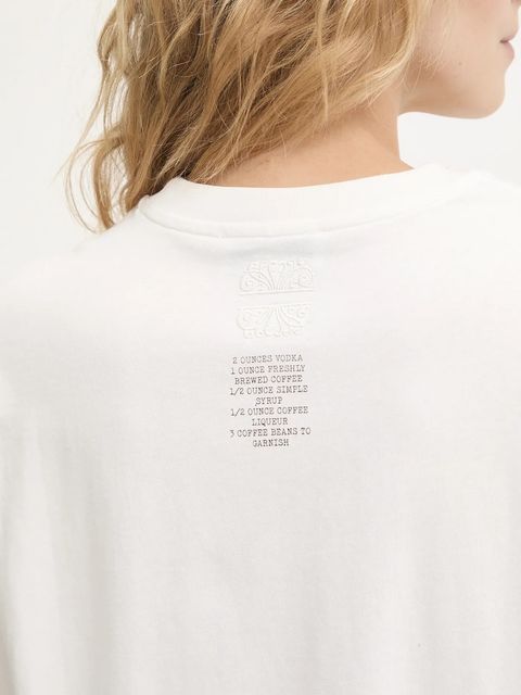 Never Fully Dressed t-shirt bawełniany damski kolor biały NFDTO1928