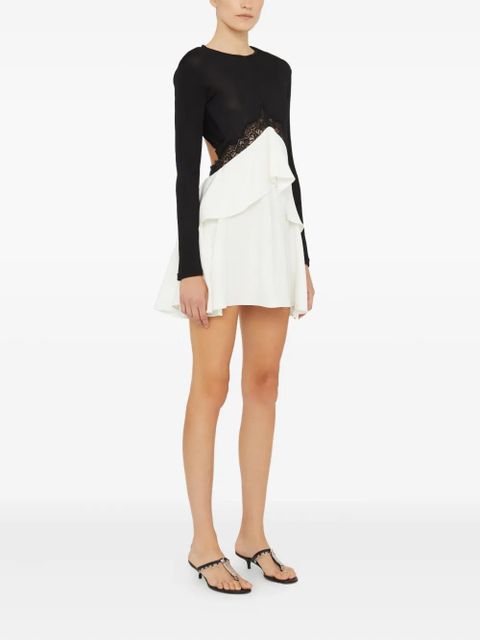 Christopher Esber Endrey lace-insert mini dress - Black