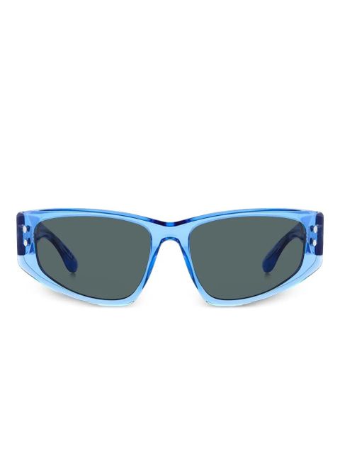 Isabel Marant Eyewear rectangle-frame sunglasses - Blue - zdjęcie produktu nr 1