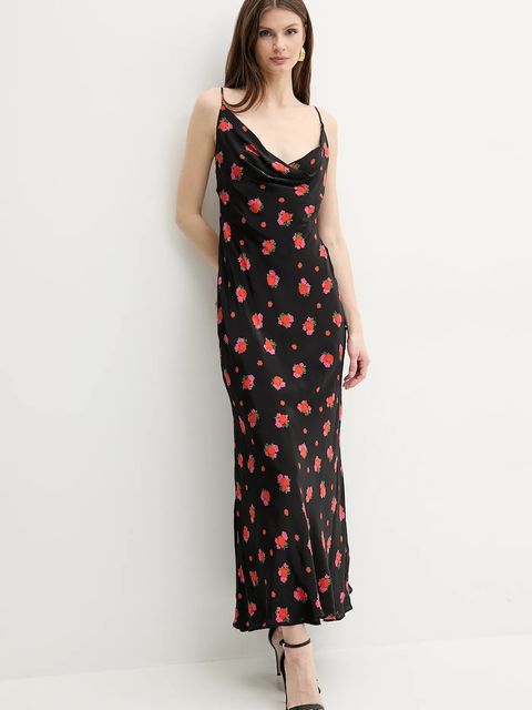 Bardot sukienka MONROE kolor czarny maxi rozkloszowana 59709DB2 - zdjęcie produktu nr 1