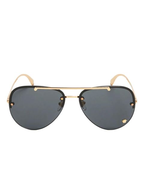 Versace Eyewear pilot-frame sunglasses - Black - zdjęcie produktu nr 1