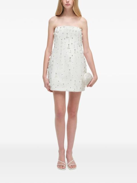 Simkhai Yasmin embellished strapless mini dress - White - zdjęcie produktu nr 2