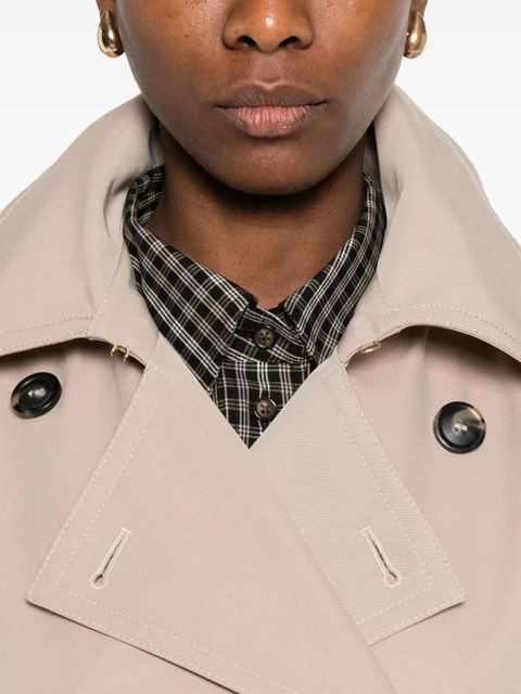 Sportmax Spxgocce belted double-breasted trench coat - Neutrals
