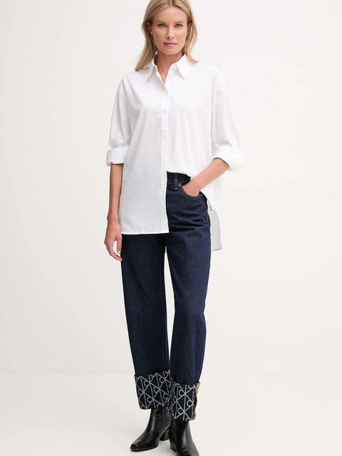 Calvin Klein Jeans jeansy damskie medium waist LV047D711G