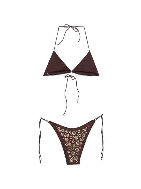 Oséree Stud bikini - Brown