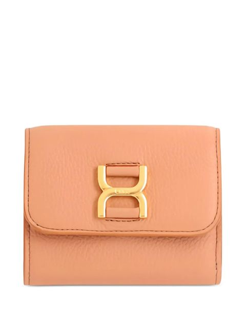Chloé Marcie tri-fold leather wallet - Orange - zdjęcie produktu nr 1