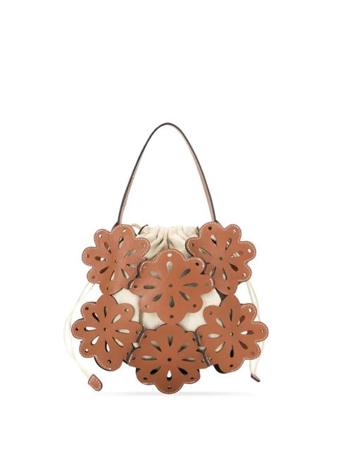 STAUD Flora basket bag - White