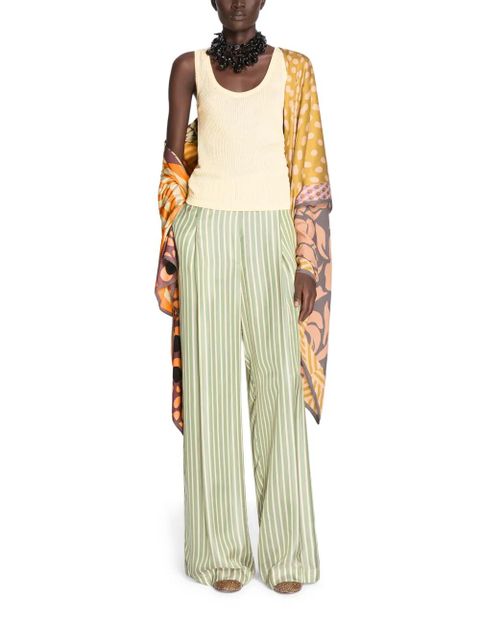 DRIES VAN NOTEN ribbed tank top - Neutrals - zdjęcie produktu nr 2