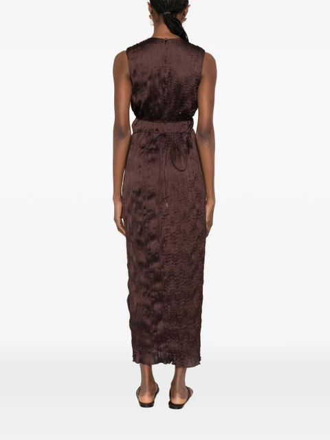 STAUD Mizu maxi dress - Brown