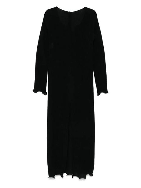 Magda Butrym floral-appliqué maxi dress - Black - zdjęcie produktu nr 2