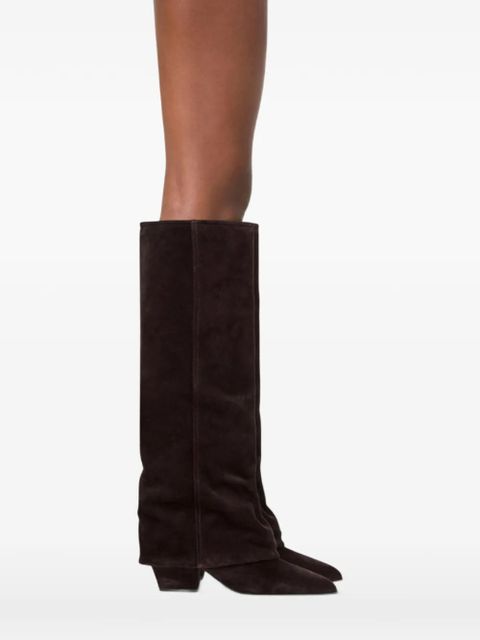 Paris Texas 60mm Jane pointed-toe boots - Brown